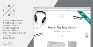 MAMA - Chủ đề WordPress danh mục đầu tư tối thiểu sáng tạo