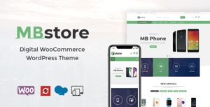 MBStore - Chủ đề WordPress WooC Commerce kỹ thuật số