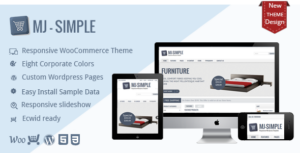 MJ Simple - Chủ đề WooC Commerce đáp ứng