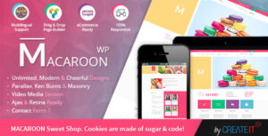 Macaroon Sweet Shop - Chủ đề WooC Commerce đầy màu sắc