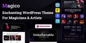 Magico - Chủ đề WordPress dành cho ảo thuật gia và nghệ sĩ