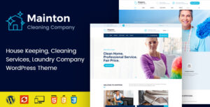 Mainton - Dịch vụ dọn dẹp WordPress Theme