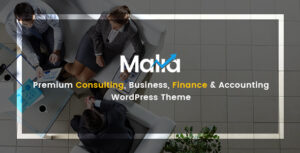 Malia - Một chủ đề WordPress tài chính và kinh doanh mạnh mẽ
