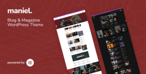 Maniel – Chủ đề WordPress dành cho blog và tạp chí