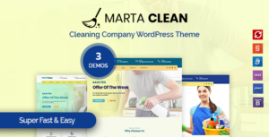 Marta - Chủ đề WordPress của Công ty Vệ sinh