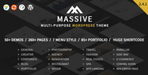 Massive - Chủ đề WordPress đa mục đích đáp ứng
