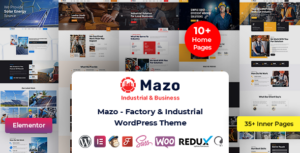 Mazo - Chủ đề WordPress của Nhà máy Công nghiệp Đa năng
