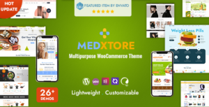 MedXtore – Chủ đề WordPress WooC Commerce đa năng đáp ứng