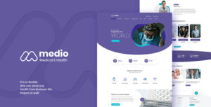 Medio - Chủ đề WordPress của tổ chức y tế