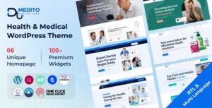 Medito - Chủ đề WordPress về sức khỏe & y tế + Sẵn sàng cho RTL