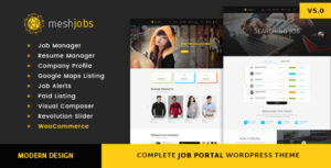 MeshJobs - Một chủ đề WordPress hoàn chỉnh về cổng thông tin việc làm