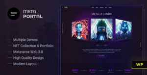 MetaPortal - Chủ đề WordPress danh mục đầu tư NFT