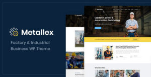 Metallex - Chủ đề WordPress công nghiệp và kỹ thuật