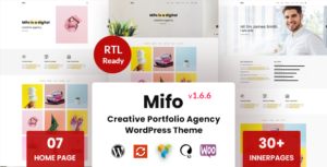 Mifo - Chủ đề WordPress danh mục đầu tư tối thiểu sáng tạo