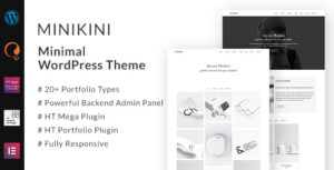 Minikini - Chủ đề WordPress danh mục đầu tư tối thiểu