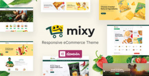 Mixy - Chủ đề WordPress của cửa hàng thực phẩm hữu cơ