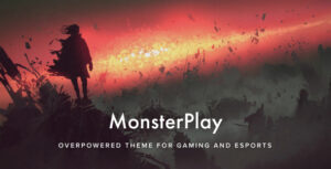 MonsterPlay - Chủ đề WordPress về thể thao điện tử và trò chơi