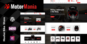 MotorMania | Phụ kiện xe máy Chủ đề WooC Commerce