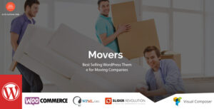 Movers - Chủ đề WordPress của Công ty Chuyển nhà