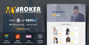 My Broker - Chủ đề WordPress tư vấn kinh doanh và tài chính