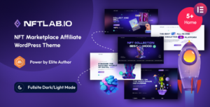 NFTLAB.IO - Chủ đề WordPress của phần tử liên kết trên thị trường NFT