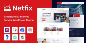 Netfix – Băng thông rộng và Dịch vụ Internet Chủ đề WordPress + RTL