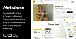 Netshare - Chủ đề WordPress về tường phí và chia sẻ nội dung