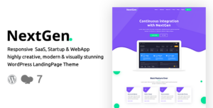 NextGen – Chủ đề WordPress khởi nghiệp và ứng dụng web