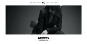 Nextex - Chủ đề WordPress chụp ảnh một trang