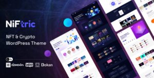 Niftric - Chủ đề WordPress trên thị trường NFT