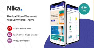 Nika - Chủ đề WooC Commerce của Elementor y tế