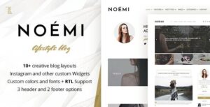 Noemi - Chủ đề WordPress cho blog về phong cách sống và thời trang
