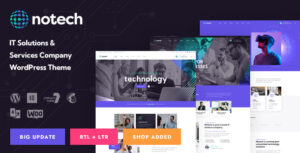 Notech - Chủ đề WordPress Dịch vụ & Giải pháp CNTT