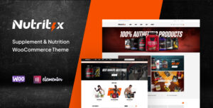 Nutritix - Chủ đề bổ sung & dinh dưỡng WooC Commerce
