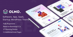 OLMO - Chủ đề WordPress Landing Phần mềm & SaaS (Sử dụng Elementor Builder)