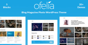 Ofelia - Chủ đề blog WordPress cá nhân về du lịch