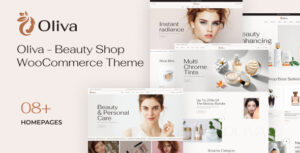 Oliva - Chủ đề WooC Commerce của Beauty Shop