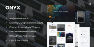 Onyx - Chủ đề blog WordPress đáp ứng