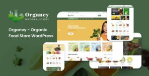 Organey - Chủ đề WordPress WooC Commerce thực phẩm hữu cơ