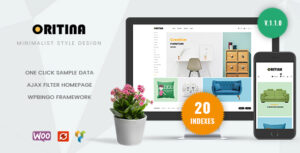 Oritina - Chủ đề WordPress nội thất tối giản cho WooC Commerce