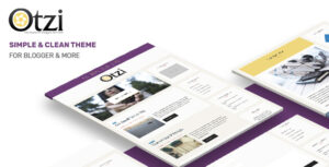 Otzi: Chủ đề WordPress đáp ứng dành cho người viết blog