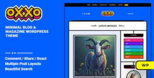 Oxxo - Chủ đề WordPress cho blog và tạp chí cá nhân