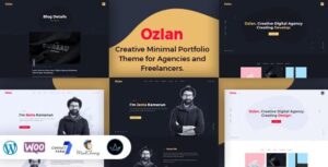 Ozlan - Chủ đề WordPress danh mục đầu tư tối thiểu