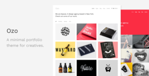 Ozo - Chủ đề WordPress danh mục đầu tư tối thiểu