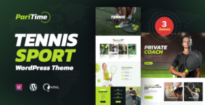 Paritime - Chủ đề WordPress Câu lạc bộ Quần vợt
