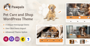 Pawpals - Chủ đề WordPress Chăm sóc thú cưng & Cửa hàng thú cưng