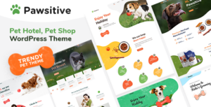 Pawsitive - Chủ đề WordPress Chăm sóc & Mua sắm Thú cưng