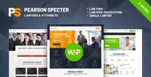 Pearson Spectre | Chủ đề WordPress Luật sư & Luật sư