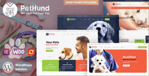 Pet Hund - Chủ đề WordPress về cửa hàng động vật & thú y