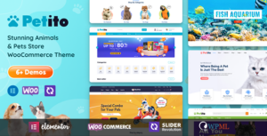 Petito - Chủ đề WooC Commerce của Cửa hàng Động vật và Thú cưng
